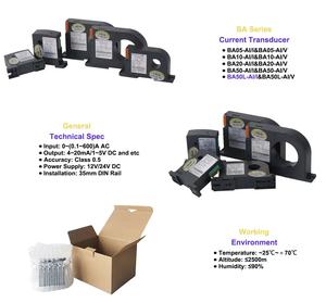 Acrel BAシリーズACアナログ電流トランスデューサ入力AC 0-200A出力4-20mAまたは0-5V産業オートメーションに使用 - Product Image 5