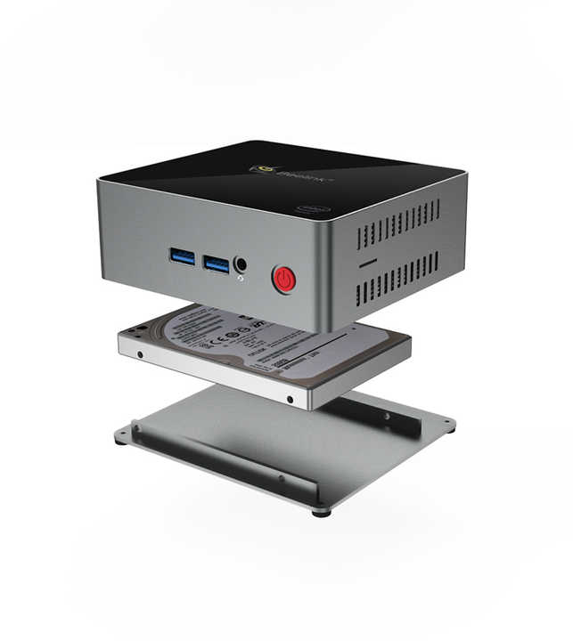 Beelink J45 Mini PC 8GB / 128GB Intel Apollo Lake Pentium J4205 Gráficos HD 4K PC de escritorio 1000Mbps LAN/2,4 + 5,8 GHz Dual wifi