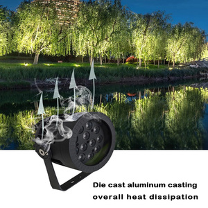 RGBW DMX 40 watt LED projektör dış bina ışığı projektör açık LED projektör IP65 değerlendirme AC güç alüminyum cam - Product Image 4