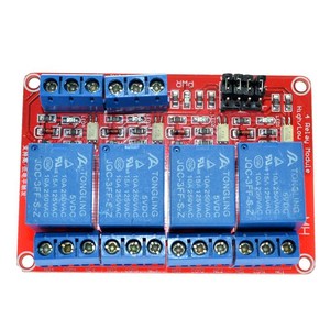 South Guan Yu 5V 12V 4-Wege-Relaismodul mit Optokoppler-Isolation unterstützt die Auslösung mit hohem und niedrigem Pegel, die für Arduino geeignet ist - Product Image 5