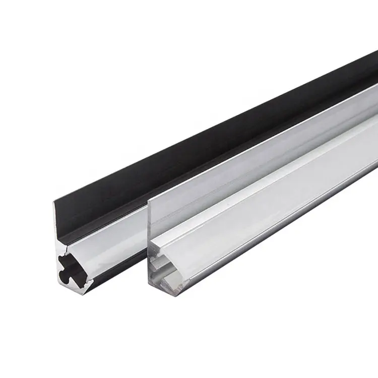 Nuovo profilo di estrusione di alluminio di design per profili di strisce Led a forma di U luci a barra a Led canale in alluminio
