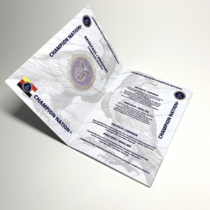 定制a5 a 6尺寸纸质印刷护照小册子印刷会员 - Product Image 4