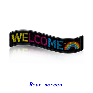 K17 App controllo LED cartello flessibile USB LED per auto segni programmabili messaggio a scorrimento personalizzato Display digitale pannello matrice a Led - Product Image 2