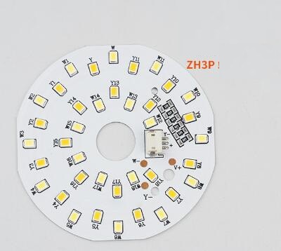 Chip luminoso tricolore bianco da 68 mm (terminale zh1.5)