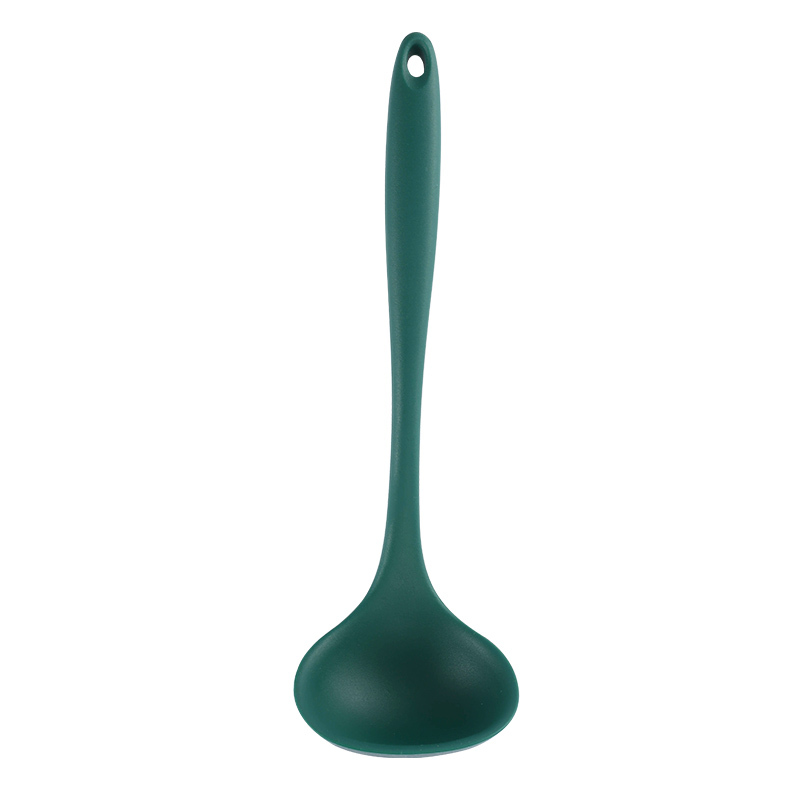 green soup spoon