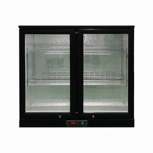 Display Cooler Qualidade Premium Geladeira Dupla Porta Arrefecimento Ar Controle Mecânico de Temperatura Modo Single-<span class=keywords><strong>Temperature</strong></span>