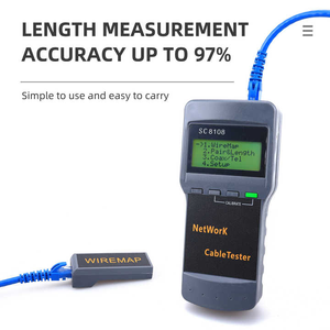 Tester di rete SC8108 Tester di rilevamento lunghezza Breakpoint RJ45 di rete - Product Image 2