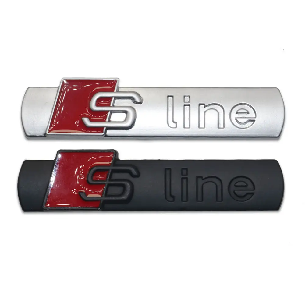 Sline Side logo Q5 Q7A3A5A4LA6LA8L es adecuado para Audi Car Stickers Sports Car Logo QP3418