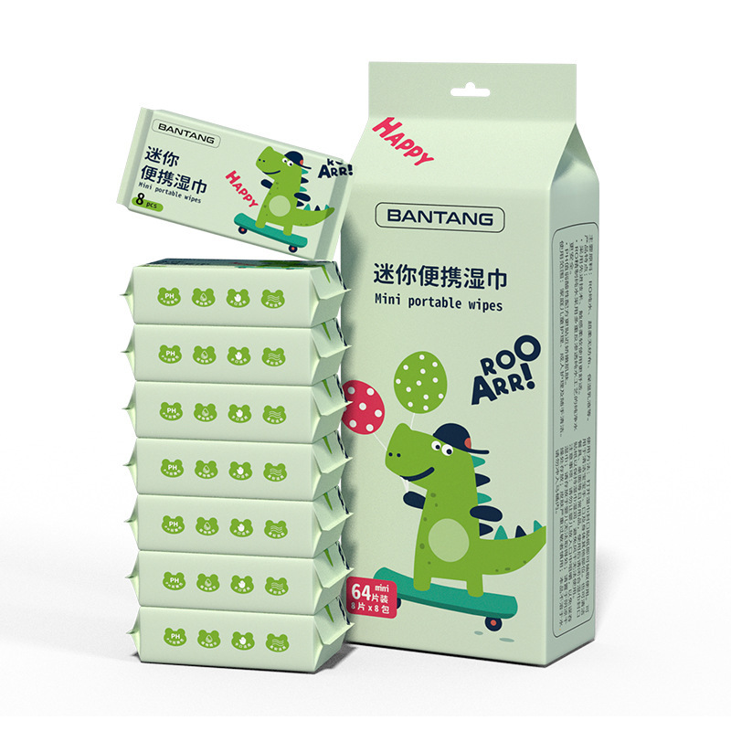 Skateboard crocodile mini wipes-8 packs per case