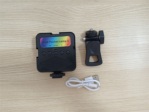 En kaliteli AY-83 RGB renkli Vlog işık kiti taşınabilir stüdyo Video aydınlatma stüdyo ışıkları performans için - Product Image 2
