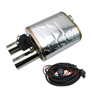 Exhaust Pipe Electric Valve Drum Button Switch Exhaust System <strong>Control</strong> Muffler Sport Sound Stainless <strong>Variable</strong> Silencer Universal - Product Image 1