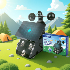 STEM Educational ESP32 IoT Roboter Wetters tation Kit Arduino/Blockly Programmierung für Kinder & Robotik Anfänger