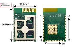 ワイヤレス送信機および受信機IEEE802.11FCC CESRRC低電力/コスト2.4ghz長距離Cc3200wifi socシリアルUartRfモジュール - Product Image 3