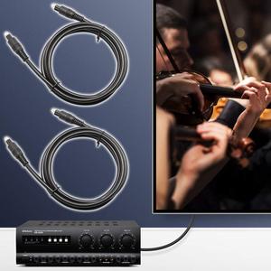 Syong S/PDIF cao cấp TosLink Cáp âm thanh quang màu đen PVC jatcket OD:5.0 Tương thích với các thiết bị tiêu chuẩn và độ nét cao - Product Image 6