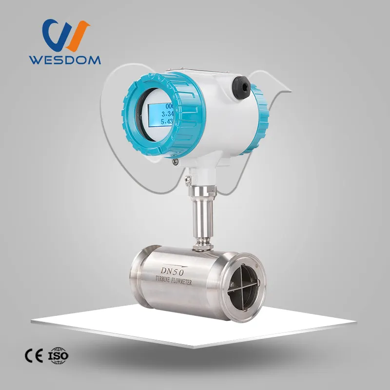 Indikator Sensor Pengukur Aliran Massa Gas Seri Terintegrasi Oksigen Udara Pengukur Aliran Massa Gas Termal Turbin Flowmeter