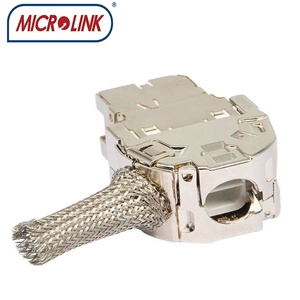 3m korumalı keystone jack VOL-OCK6A-SE aletsiz kepenkli cat6a STP RJ45 10G ağ modülü - Product Image 4