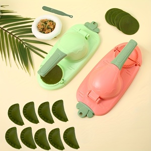 Manuelles Dumpling Maker Tool 2-in-1 Tragbare Dumpling Wrapper Maker und Press Dumpling Skin Machine-Multifunktion formen Set - Product Image 4