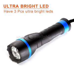 Lámpara de luz Led recargable por USB, linterna resistente al agua, negra, luminosa, 10 años de fábrica, OEM - Product Image 3