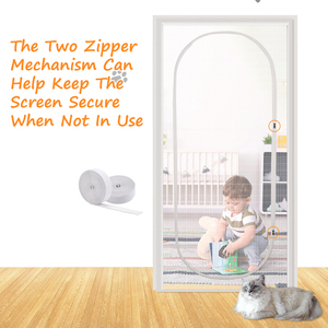 Wonderkind ppsd01 duurzaam kattbestendig deurscherm với rits lưới deurgordijn cho huisdieren - Product Image 4
