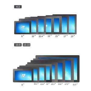 8 10,1 11,6 15 18,5 21,5 Zoll Embedded Panel PC LCD-Monitor mit kapazitivem Touchscreen PCAP VGA HD-MI für Industrie computer - Product Image 1