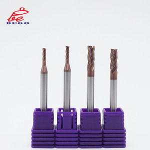 Coated Milling Tool Metal Machining Carbide Solid <strong>Cutter</strong> HRC70 Milling <strong>Cutter</strong> CNC Machine Straight Milling Tool - Product Image 1