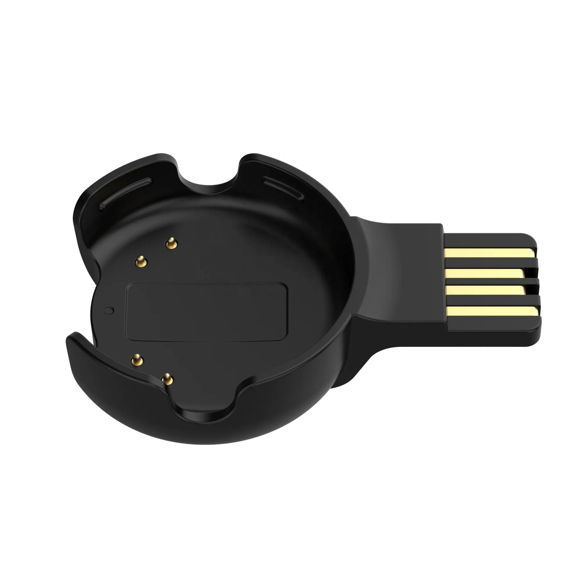 Carregador usb tamanho mini preto tschick, versão oh1, cabo de carregamento para smartwatch