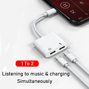 USB C 2合1耳机插孔适配器3.5毫米辅助音频分离器电缆数字模拟C型音频转换器适配器OTP DC - Product Image 3