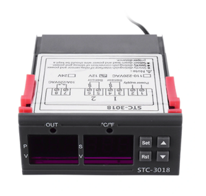 <strong>Digital</strong> <strong>Temperature</strong> <strong>Controller</strong> C/F Thermostat Relay 10A Heating/Cooling Thermoregulator Dual LED Display STC-3018 - Product Image 4