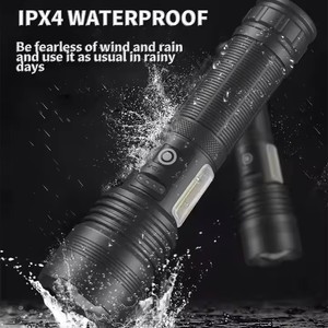 Công suất cao XHP70 có thể sạc lại LED Đèn pin 4-core COB Torch Zoom USB tay đèn lồng cắm trại ngoài trời khẩn cấp sử dụng lặn - Product Image 6