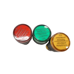 Led gösterge işığı elektrik kırmızı Neon AD16-22DS Led sinyal gösterge ışığı 220 V 22MM vida terminali - Product Image 1