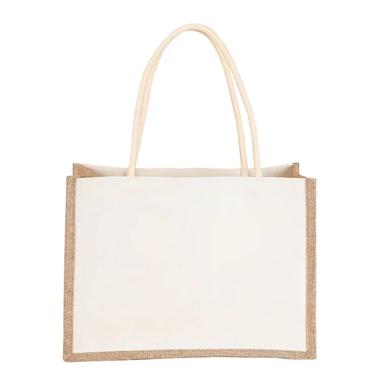 Wholesale preço de fábrica Eco-friendly bolsa de praia das mulheres reutilizáveis Compras Jute Sacola Com O Seu Logotipo