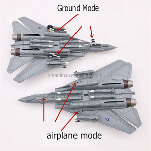 Metal Fighter <strong>Model</strong> F-14D F14 VF-31 With Variable Wing Aviation Mode and Ground Mode the 2 Modes Are Changeable - Product Image 2