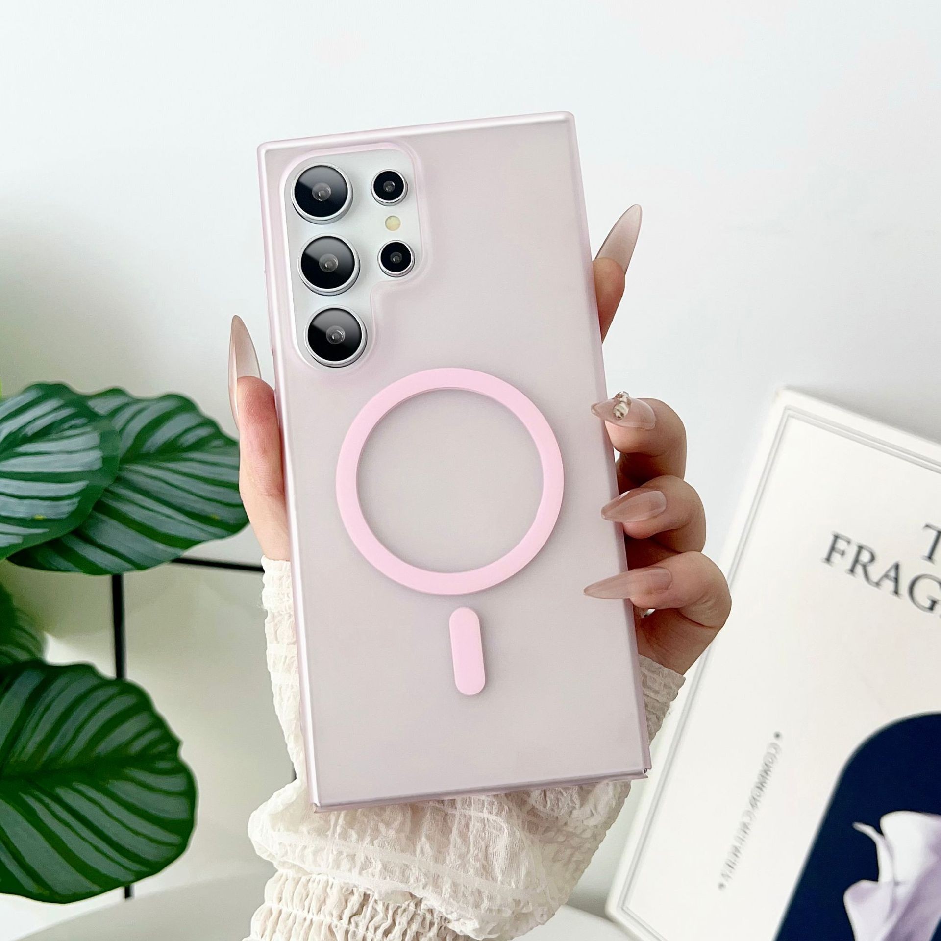 Pink With camera protection
