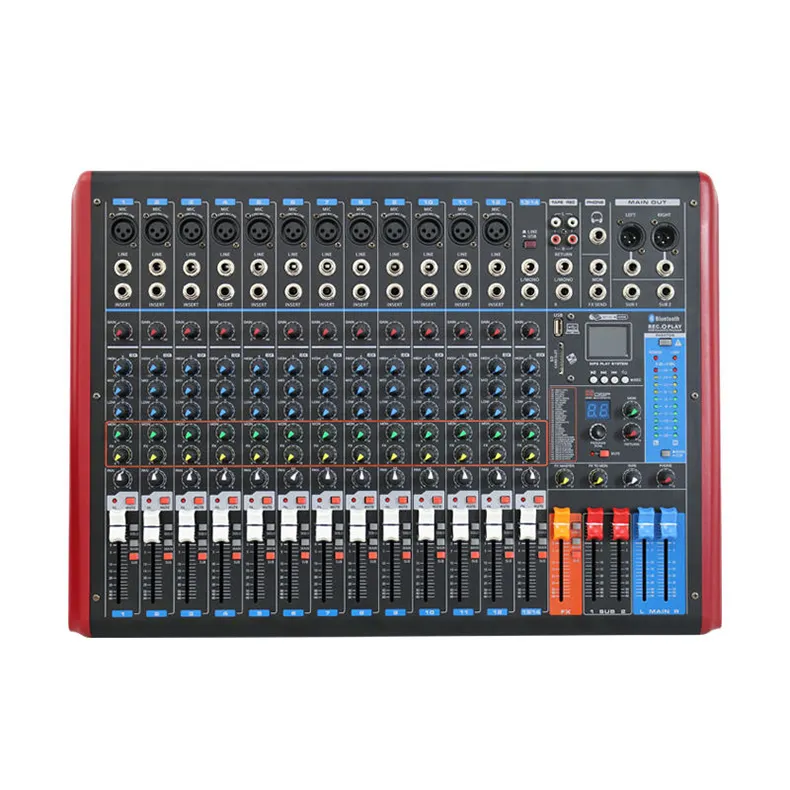 TEBO BLM12 vendita calda dj mixer controller audio console mixer USB bluteeth dj controller numark