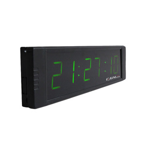 YIZHI GI6T-1G <strong>Custom</strong> LOGO Green Display LED HH:MM:SS 12/24 Hour Desk Wall <strong>Clock</strong> <strong>With</strong> Countdown Digital <strong>Timer</strong> <strong>With</strong> Remote Control - Product Image 3