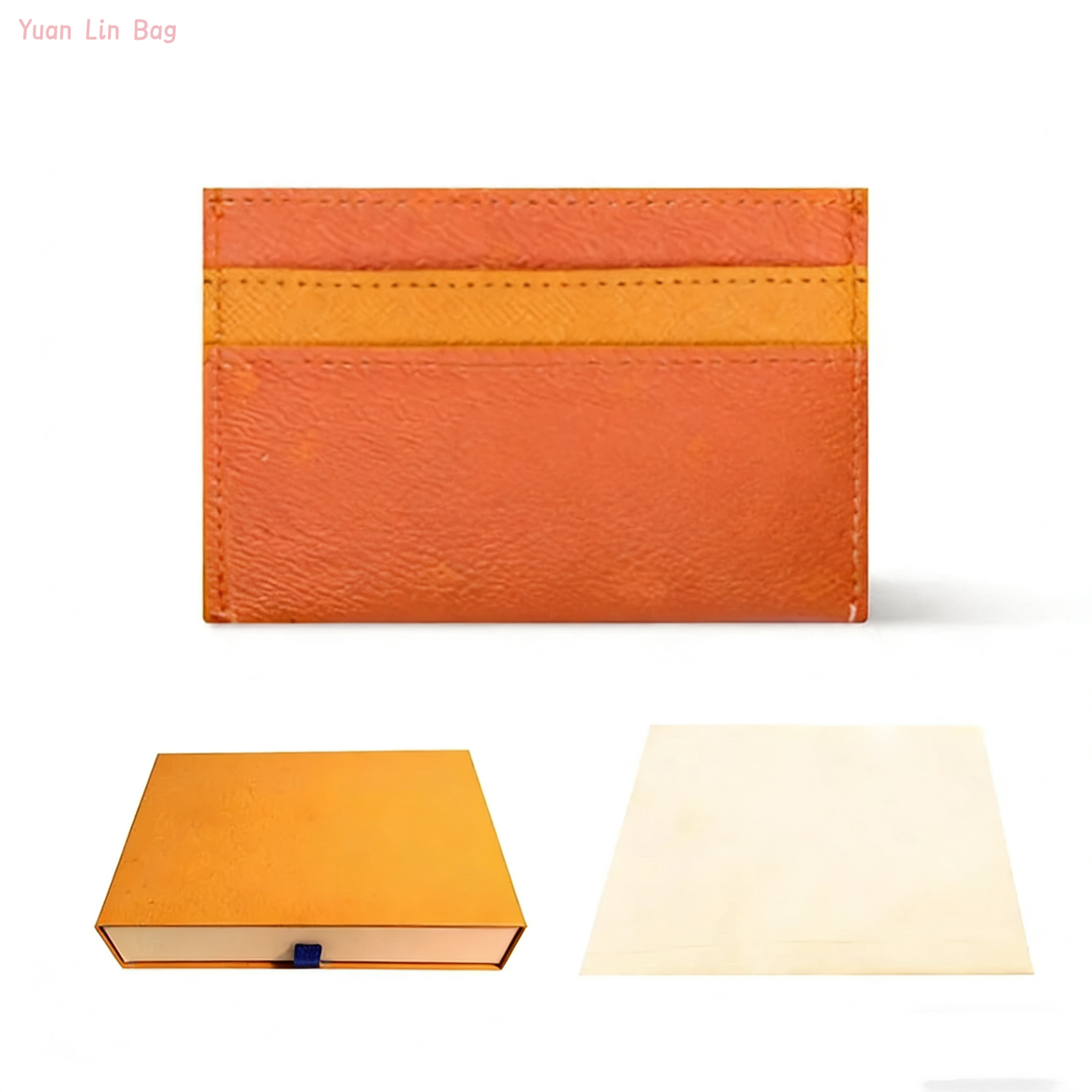 card holder-orange