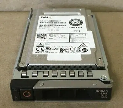 Unidad de enchufe caliente D ell, parte 400-BCLW 480GB SSD para Dell SAS Mix, uso 12Gbps 512e 2.5in, PM5-V