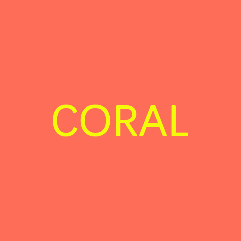 coral