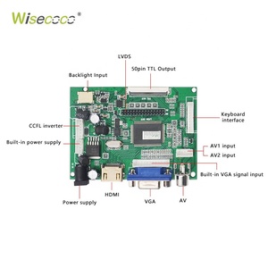 Modulo Lcd Tft da 10.1 pollici Touch Screen Controller Lvds scheda principale distributore automatico di biglietti schermo chiosco pannello di visualizzazione VGA - Product Image 4
