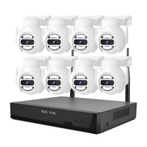 Sistema de cámara de seguridad Wifi de 5MP con kit inalámbrico Nvr 4ch o 8ch Cámara Domo Ptz para el hogar - Product Image 1