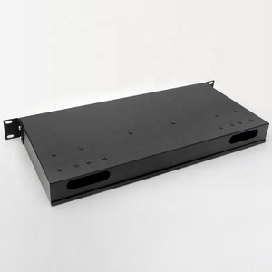 Factory supplier 19 inch OTB rackmount 24 Core FMS LIU FOPP ODF 1u SC <strong>FC</strong> LC ST rackmount <strong>enclosure</strong>