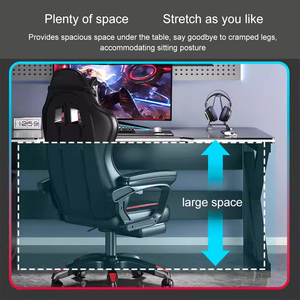 热销廉价现代简约游戏桌家用电脑游戏桌客厅装饰带椅子套装 - Product Image 6