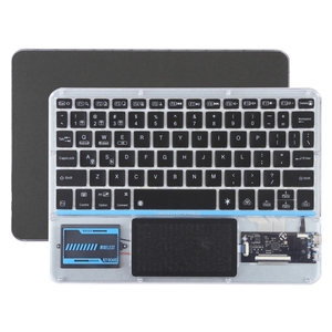 厂家直销X11-AS无线键盘10英寸平板电脑通用透明背光触摸键盘 - Product Image 1