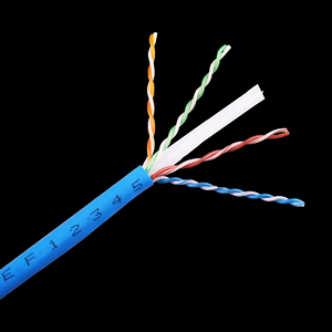 Cat6 <span class=keywords><strong>UTP</strong></span>室内4P8C 23AWG铜OFC 4双绞线局域网以太网电缆接插线305米/1000英尺