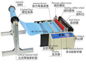 Felt Roll to Sheet Slitter <strong>Cutter</strong> Guillotine Paper Cut Non Woven Fabric Cutting Machine - Product Image 4