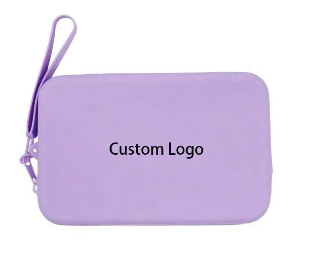 Factory SPARK Stock Women's Small Coin Wallet Personalized Silicone Credit Card Coin Holder Coin Purse dog treat training pouch