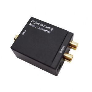<strong>Digital</strong> <strong>to</strong> Analog Audio Converter <strong>Optical</strong> Fiber Coaxial Signal <strong>to</strong> Analog DAC Spdif Stereo 2*RCA Decoder Without Cables - Product Image 2