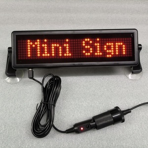 Araba Led işareti programlanabilir matris paneli metin mesajı Led Panel kaydırma LED ekran cam Led duygu için dükkan, araba, kamyon - Product Image 1