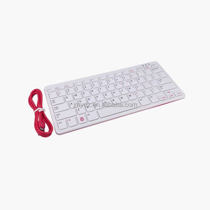 Teclado de ratón con cable Raspberry Pi con USB compatible para Raspberry Pi 4B 3B +
