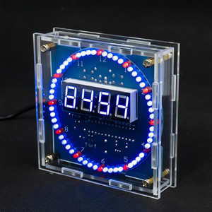 Kreative DIY elektronische Uhr DS1302 mit rotierender LED-Anzeige Temperatur anzeige Alarm und Uhr für zu Hause oder im Büro - Product Image 3